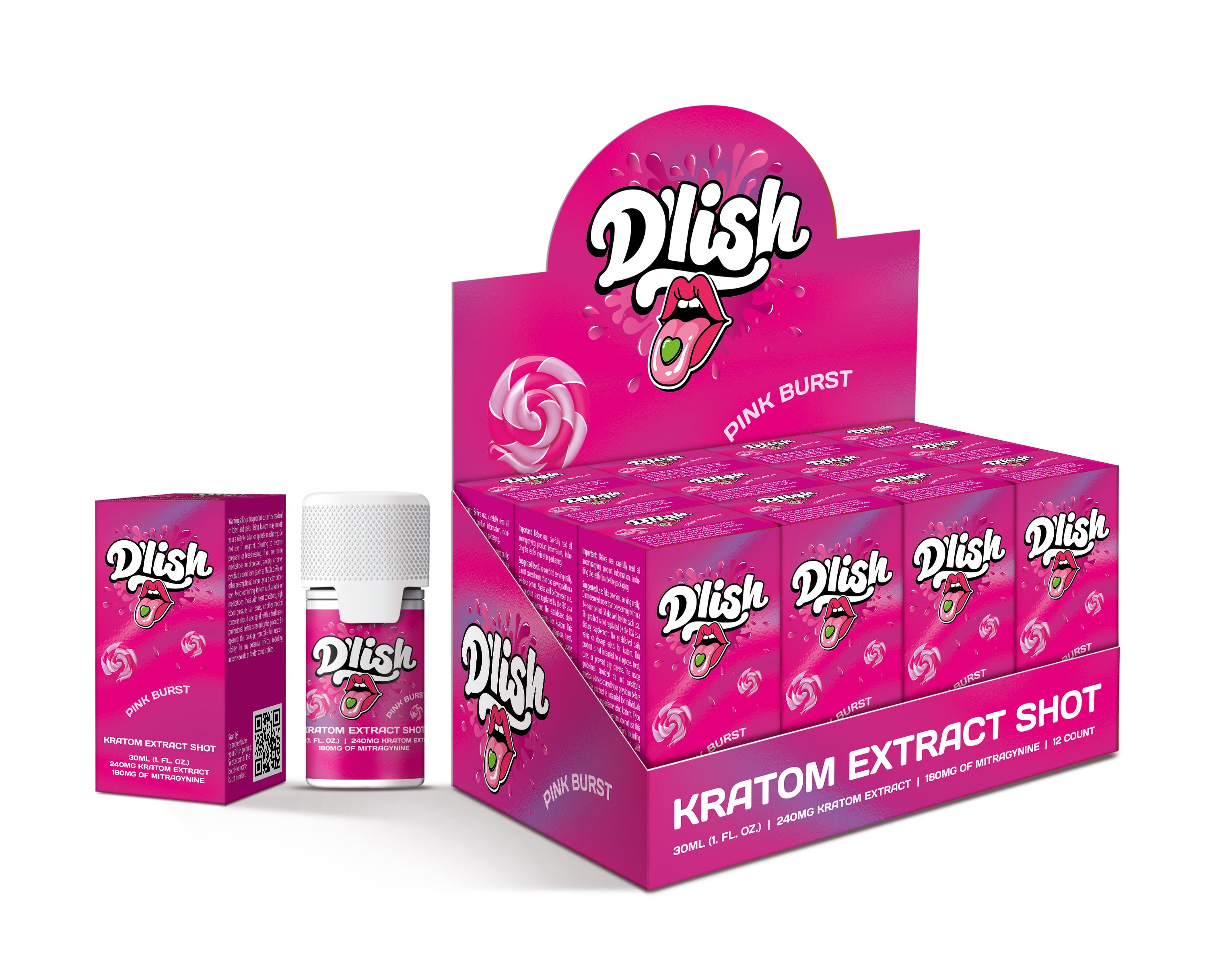 Pink Burst Kratom Extract Shot